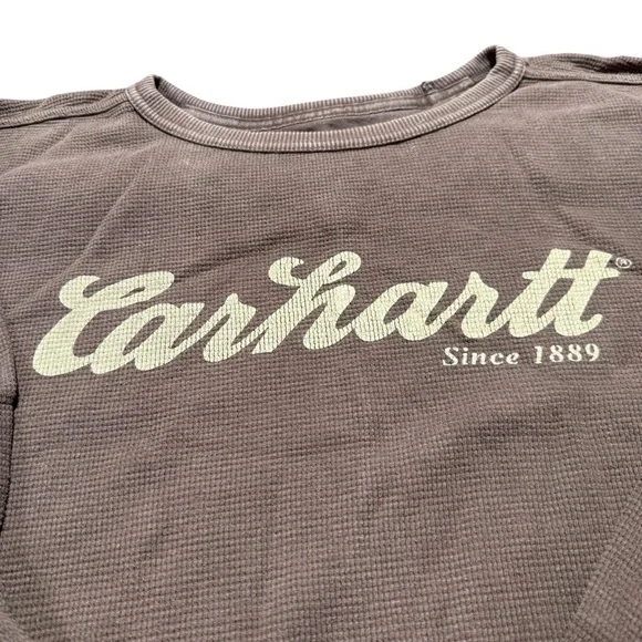Carhartt Taupe Waffle Knit Top - Picture 3 of 14